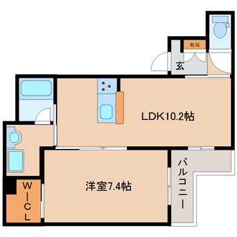 間取図 大和路線・関西本線/奈良駅 徒歩5分 2階 築1年