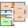 近鉄難波線・奈良線/近鉄奈良駅 バス:10分:停歩7分 2階 築26年 3DKの間取り