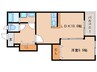 大和路線・関西本線/木津駅 徒歩22分 1階 築9年 1LDKの間取り