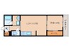近鉄難波線・奈良線/新大宮駅 徒歩1分 2階 築浅 1LDKの間取り