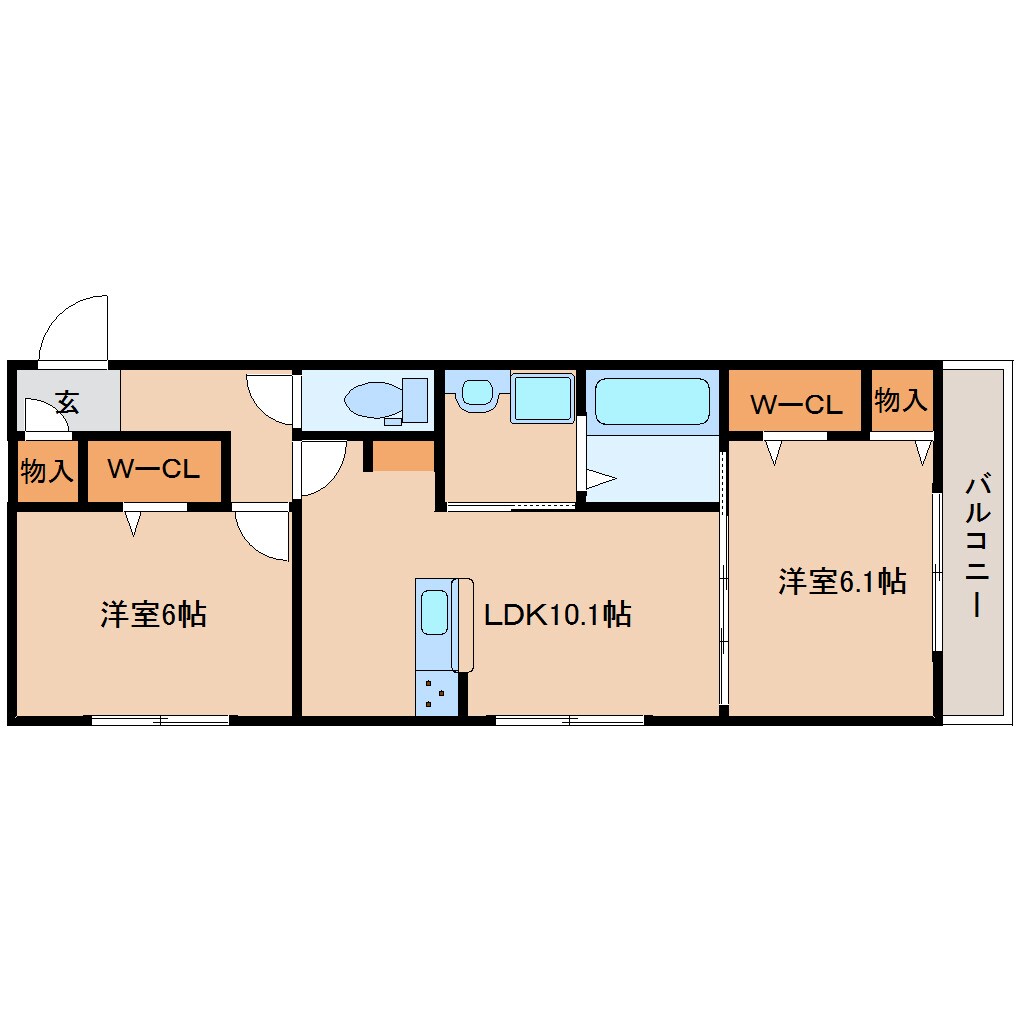 間取り図 大和路線・関西本線/奈良駅 徒歩19分 1階 1年未満