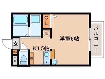 間取図 近鉄難波線・奈良線/近鉄奈良駅 徒歩17分 1階 1年未満