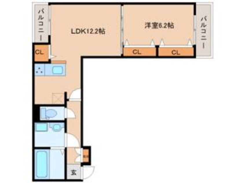 間取図 桜井線<万葉まほろば線>/京終駅 徒歩33分 3階 建築中