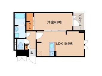 間取図 桜井線<万葉まほろば線>/京終駅 徒歩33分 1階 建築中