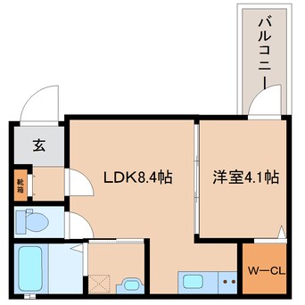 間取図 奈良線/奈良駅 徒歩8分 3階 建築中