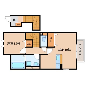 間取図 奈良線/奈良駅 徒歩26分 2階 建築中