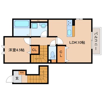 間取図 奈良線/奈良駅 徒歩26分 2階 建築中