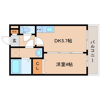 間取図 奈良線/奈良駅 徒歩12分 1階 建築中