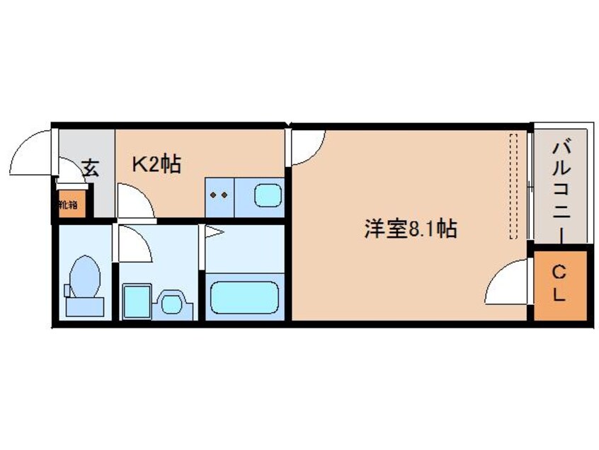 間取図 大和路線・関西本線/加茂駅 徒歩2分 1階 築7年