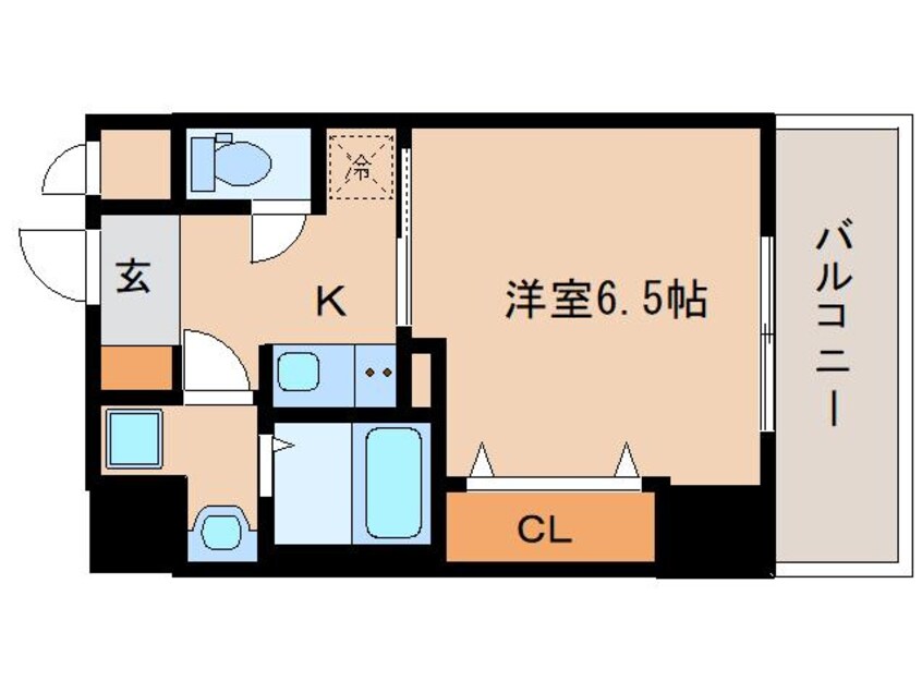 間取図 近鉄京都線/新大宮駅 徒歩3分 7階 築6年