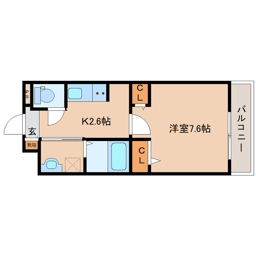 間取図 奈良線/奈良駅 徒歩11分 2階 1年未満
