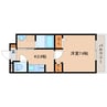 奈良線/奈良駅 徒歩11分 2階 1年未満 1Kの間取り