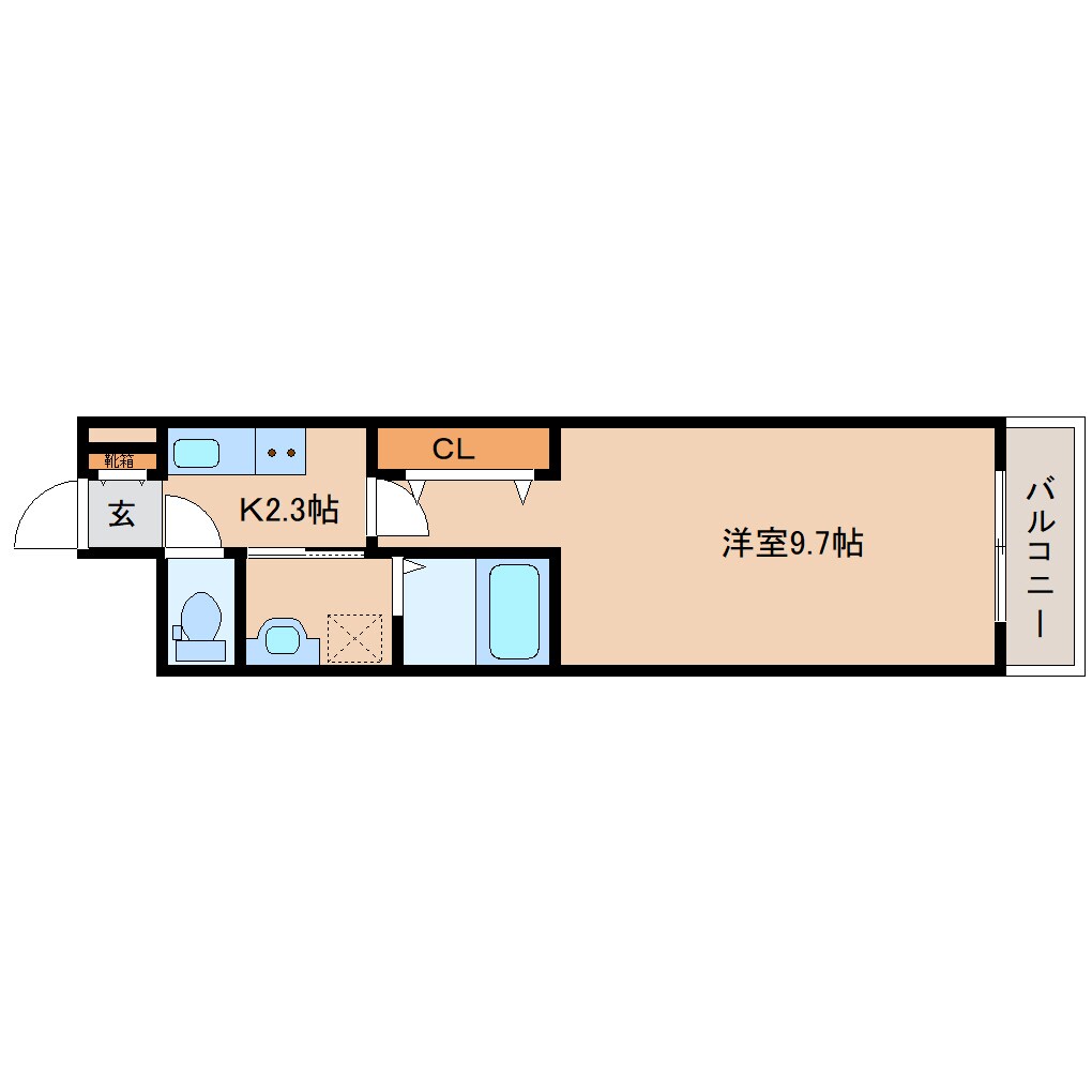 間取り図 奈良線/奈良駅 徒歩11分 2階 1年未満