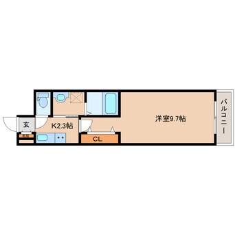 間取図 奈良線/奈良駅 徒歩11分 1階 1年未満