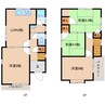 桜井線<万葉まほろば線>/京終駅 徒歩8分 1階 築43年 4LDKの間取り