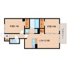 奈良線/木津駅 徒歩22分 1階 1年未満 2LDKの間取り