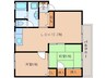 近鉄橿原線/尼ケ辻駅 徒歩11分 2階 築29年 2LDKの間取り