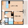 近鉄難波線・奈良線/新大宮駅 徒歩9分 3階 建築中 1LDKの間取り