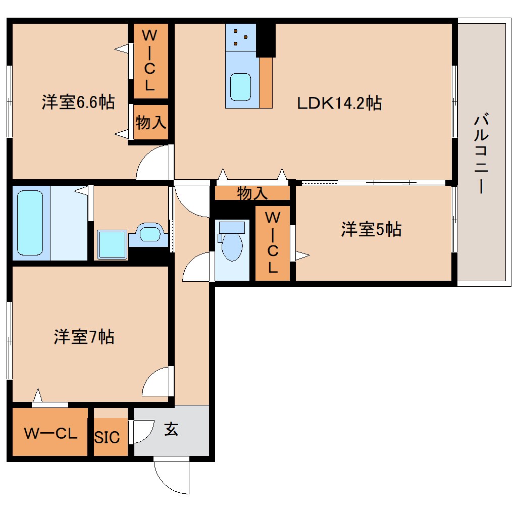 間取り図 奈良線/奈良駅 徒歩19分 2階 1年未満