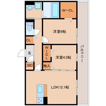 間取図 奈良線/奈良駅 徒歩19分 2階 建築中