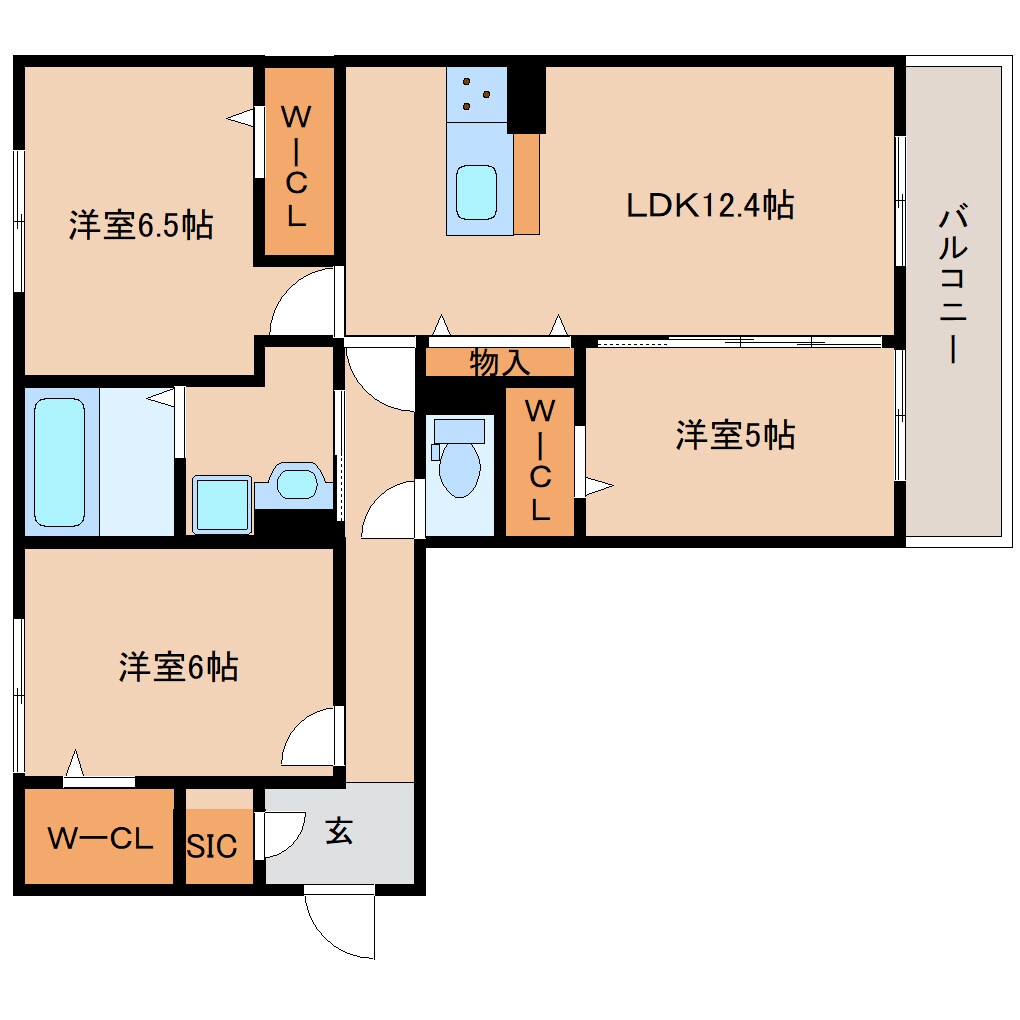 間取り図 奈良線/奈良駅 徒歩19分 2階 1年未満