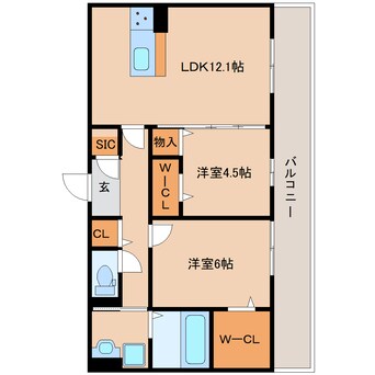 間取図 奈良線/奈良駅 徒歩19分 2階 建築中