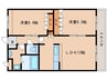 奈良線/棚倉駅 徒歩2分 2階 築21年 2LDKの間取り