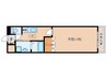 近鉄橿原線/尼ケ辻駅 徒歩12分 1階 築14年 1Kの間取り