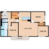 奈良線/奈良駅 徒歩9分 1階 1年未満 3LDKの間取り