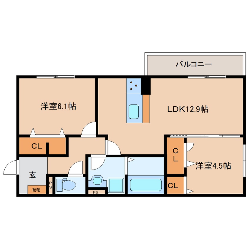 間取図 大和路線・関西本線/奈良駅 徒歩11分 1階 建築中