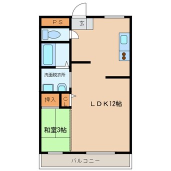 間取図 サニーコート仲町
