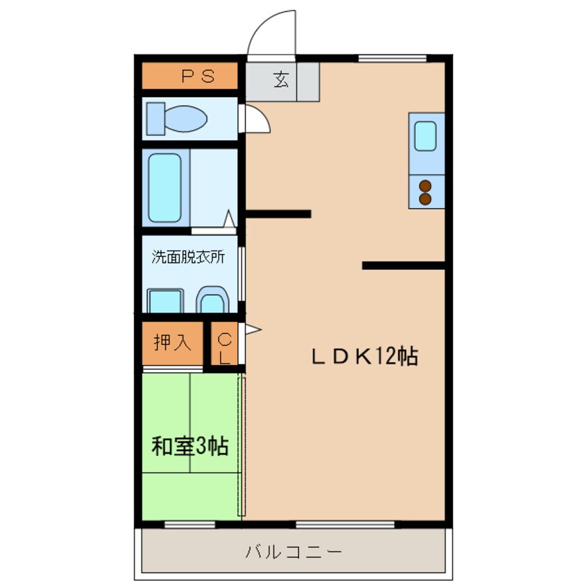 間取図 サニーコート仲町