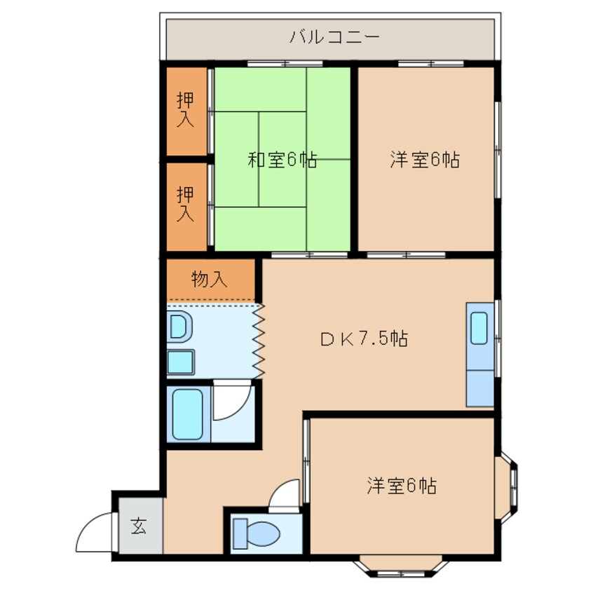 間取図 レジデンスⅠ