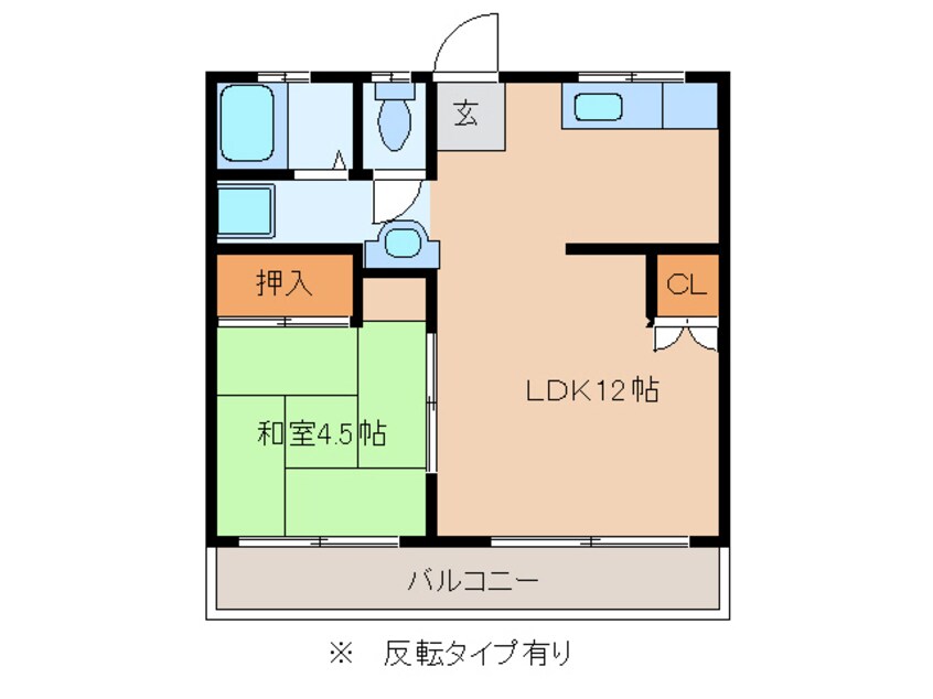 間取図 第三平之上コーポ