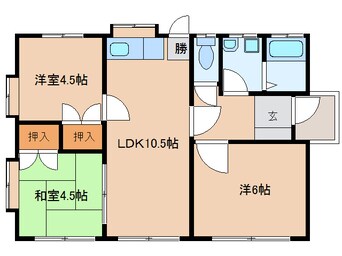 間取図 朝霧台