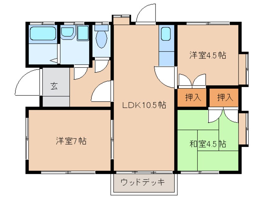 間取図 かもめ住宅