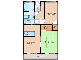 間取図 ウエストタウンⅠ