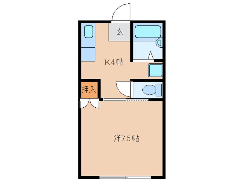 間取図 コーポチムラⅡ