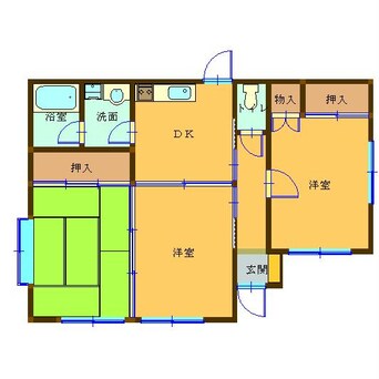 間取図 緑ヶ丘住宅