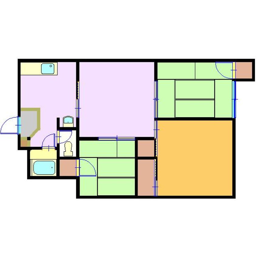 間取図 アダムスハイツ