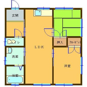 間取図 吉都線<えびの高原線>/小林駅 徒歩80分 1階 築21年