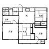 中津留貸家 4DKの間取り
