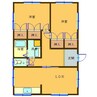 永野住宅 2LDKの間取り