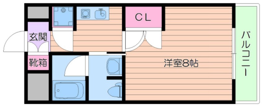 間取図 ハイムタケダＴ－１０