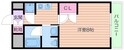 ハイムタケダＴ－１０の間取図