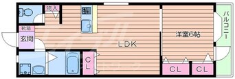 間取図 阪急千里線/関大前駅 徒歩4分 2階 築36年