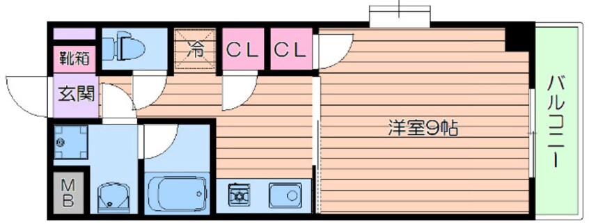 間取図 プレイズ千里山