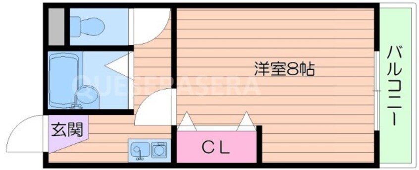 間取図 阪急千里線/関大前駅 徒歩21分 2階 築35年