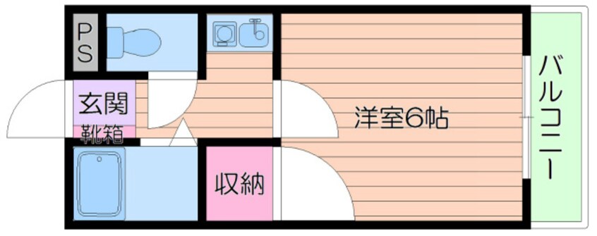 間取図 チサトハイツⅡ