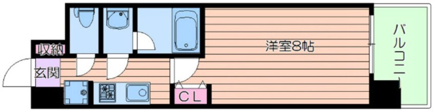 間取図 パークフラッツ江坂